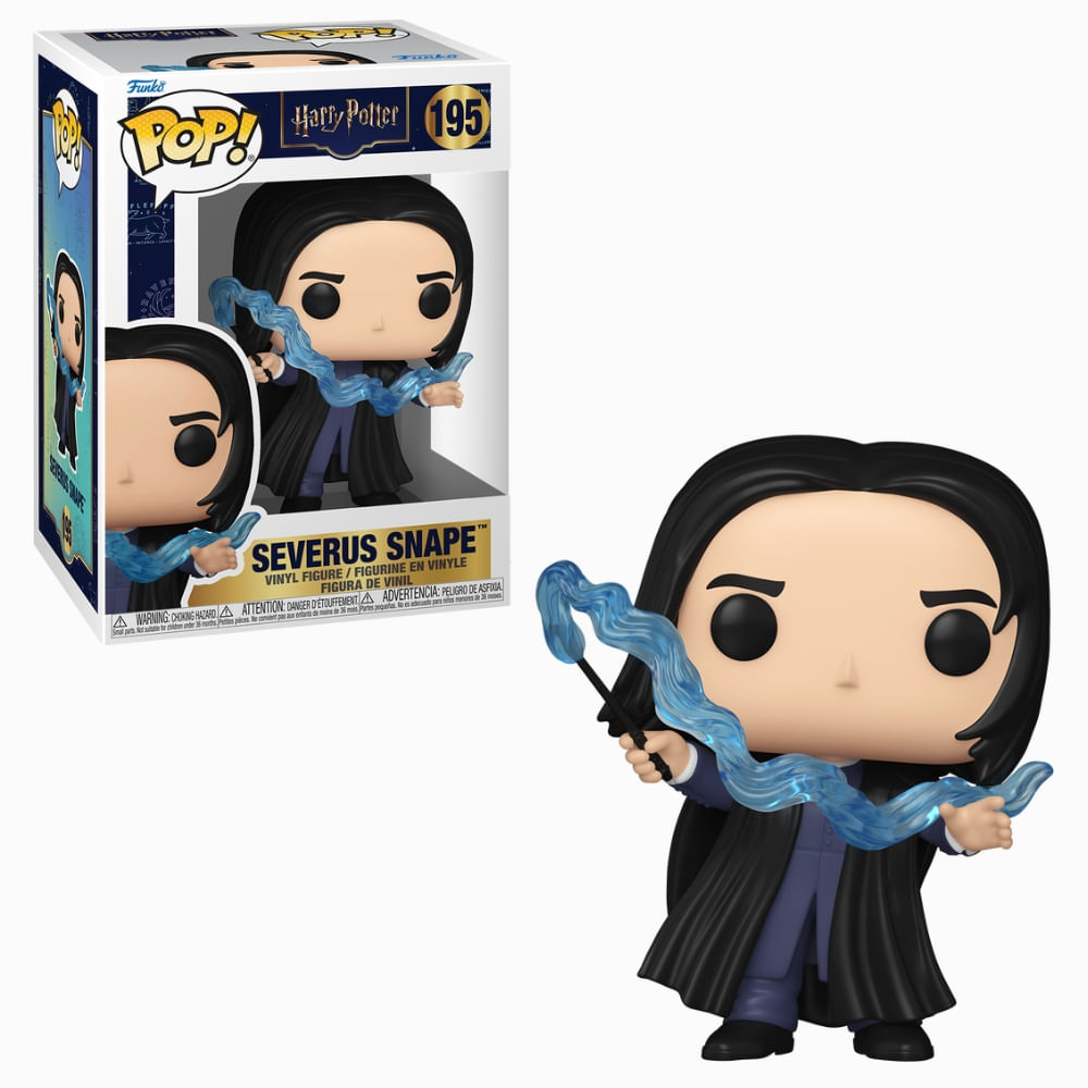 Boneco Funko Pop! Harry Potter 8 - Snape com Patrono