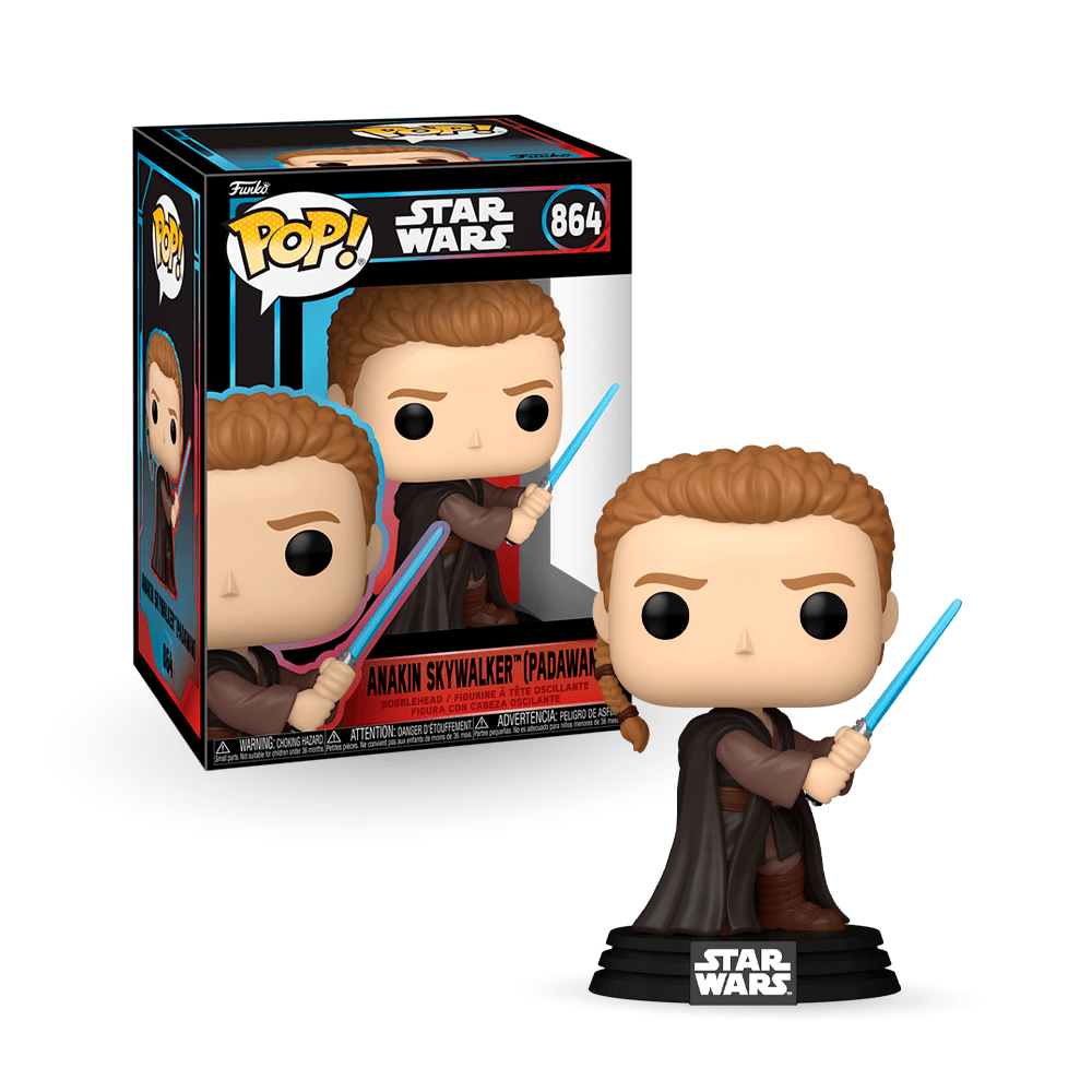 Boneco Funko Pop! Star Wars Padawan Anakin com Sabre de Luz