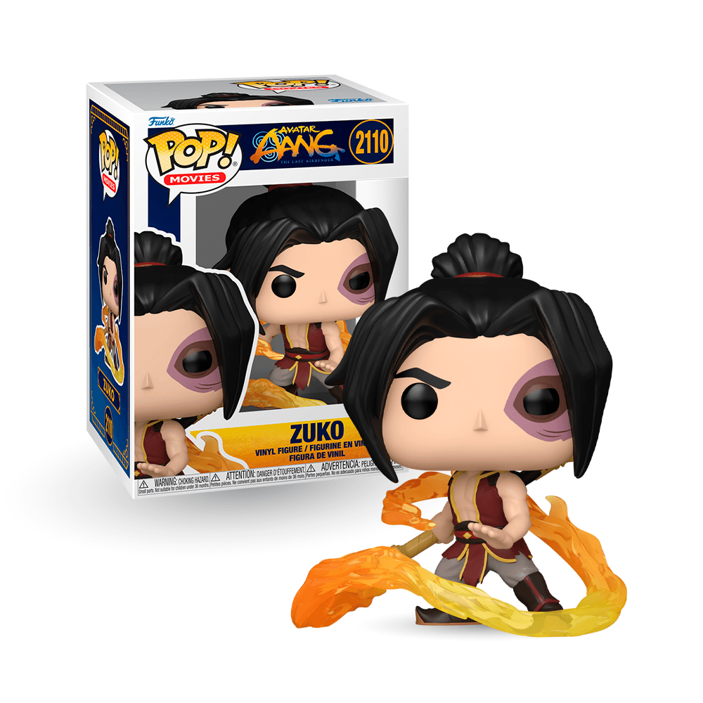 Boneco Funko Pop! Avatar: Aang, O Ultimo Mestre do Ar - Zuko