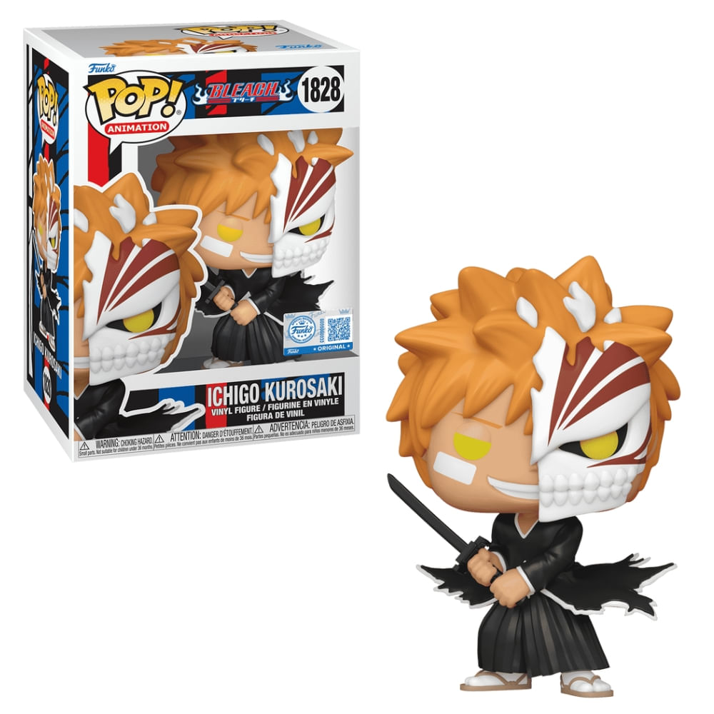 Boneco Funko Pop! Bleach - Ichigo Meia Máscara de Hollow