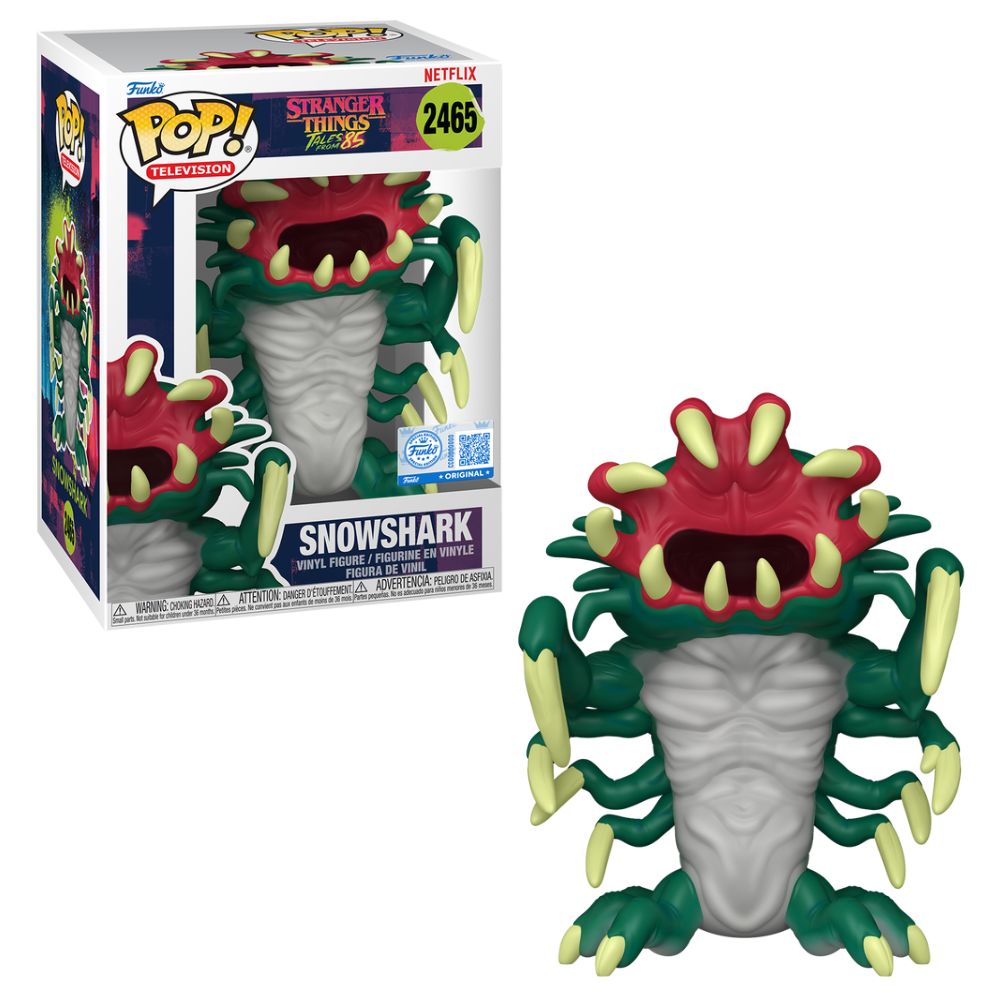 Boneco Funko Pop! Exclusivo Stranger Things: Historias de 85 - Tubarão da Neve