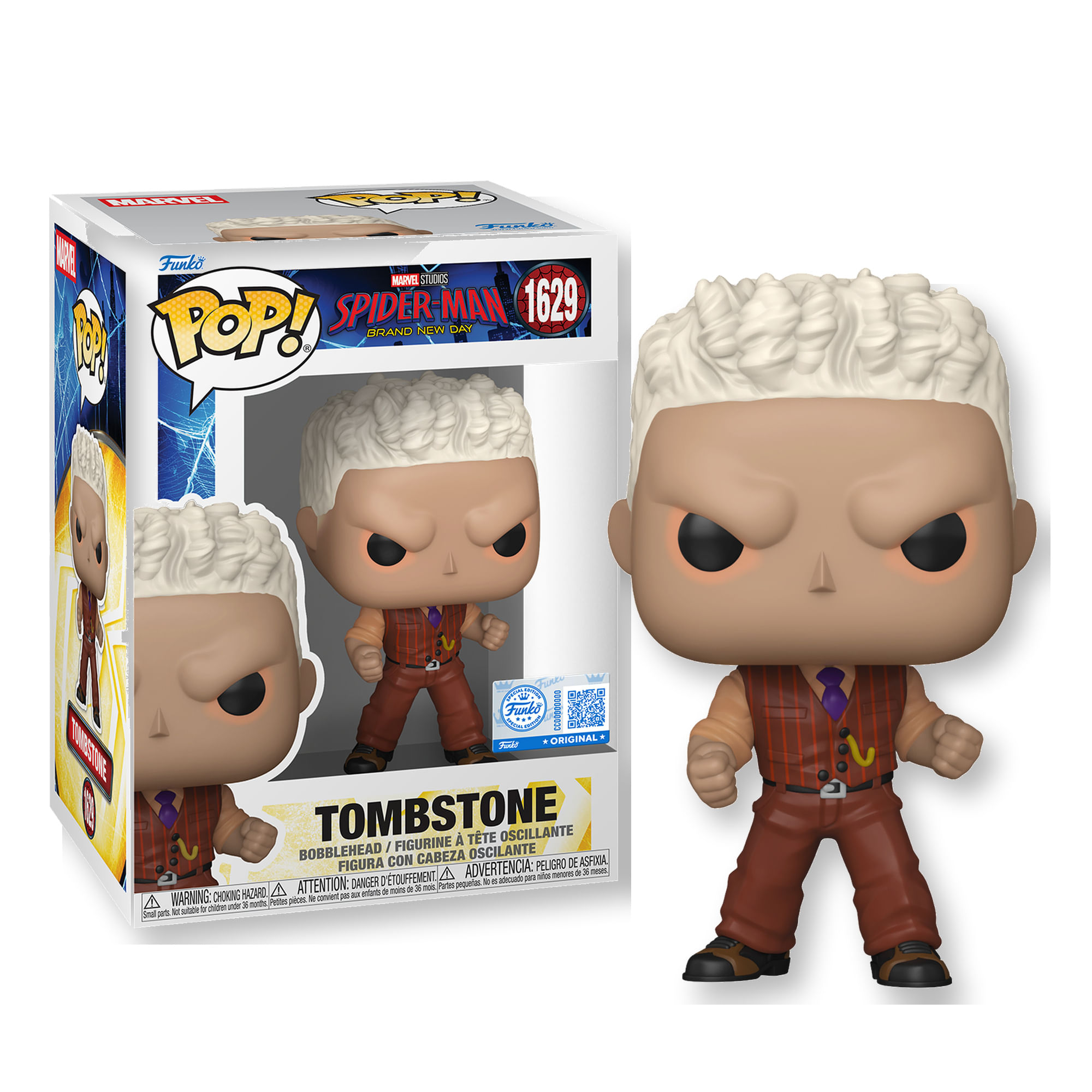 Boneco Funko Pop! Marvel Homem-Aranha: Um Novo Dia - Lápide